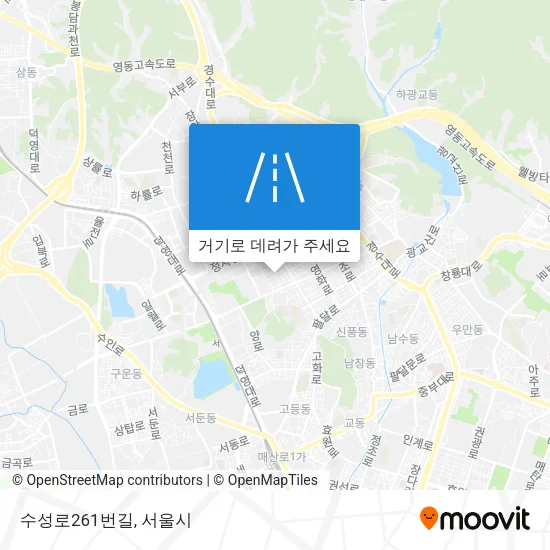수성로261번길 지도