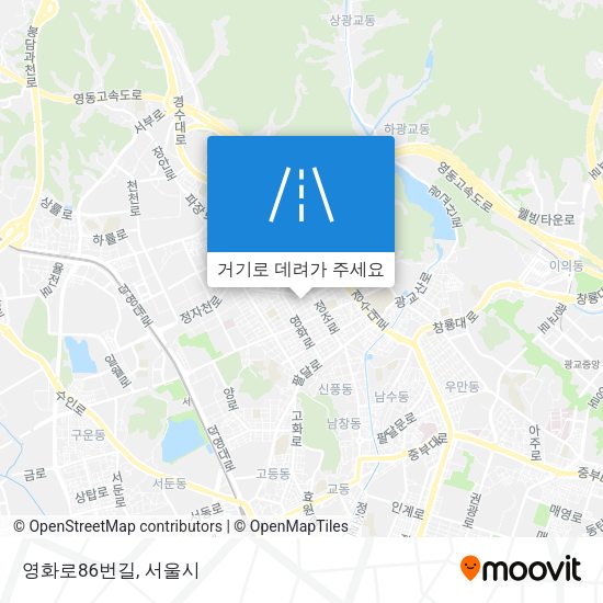 영화로86번길 지도