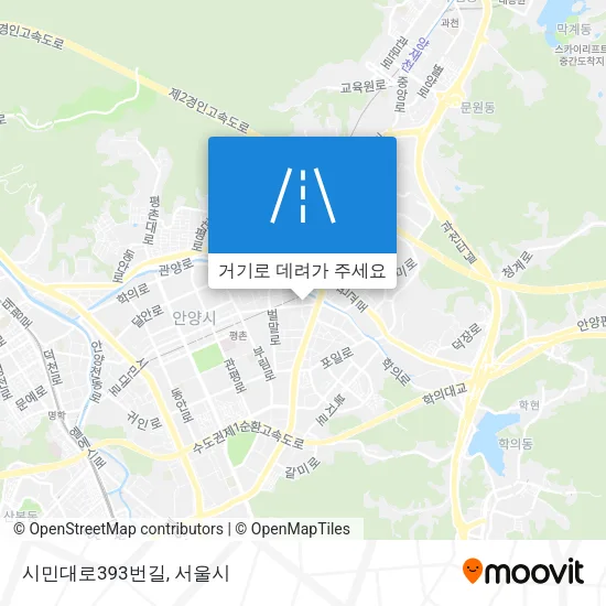 시민대로393번길 지도