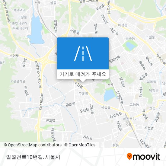 일월천로10번길 지도