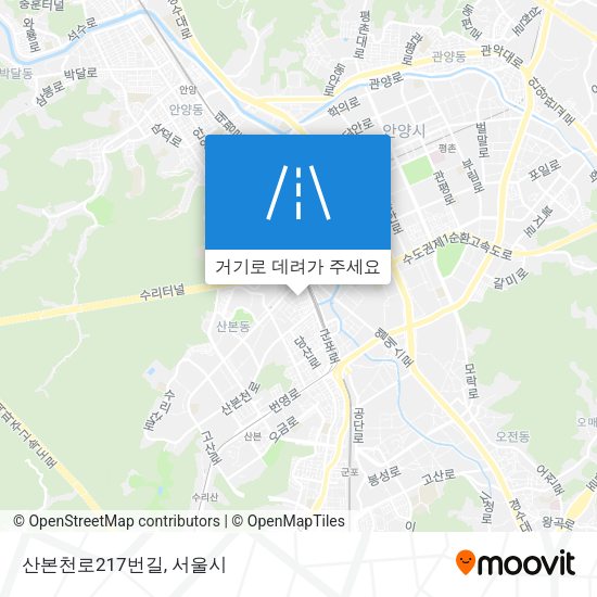 산본천로217번길 지도