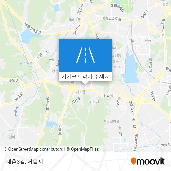 대촌3길 지도
