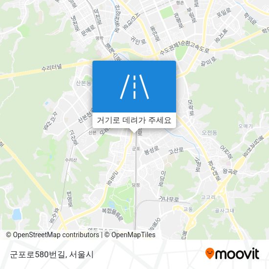 군포로580번길 지도