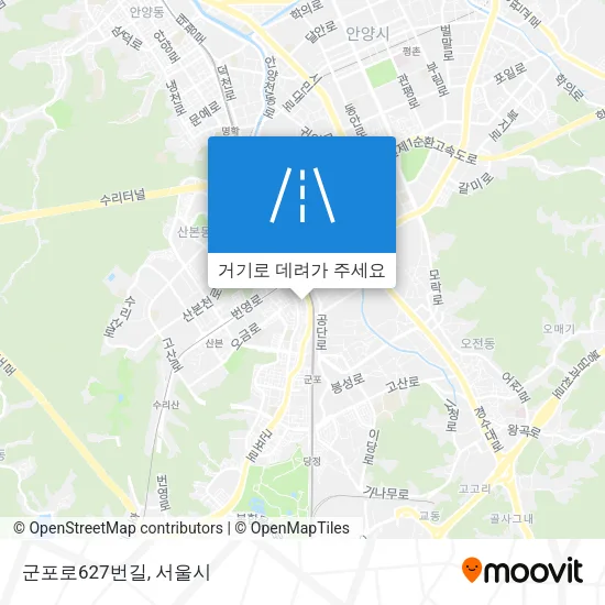 군포로627번길 지도