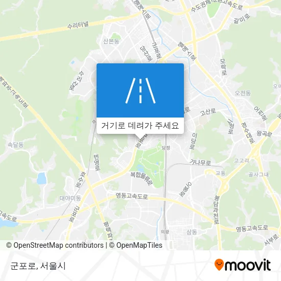 군포로 지도