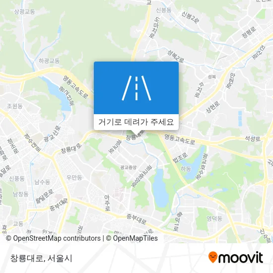 창룡대로 지도