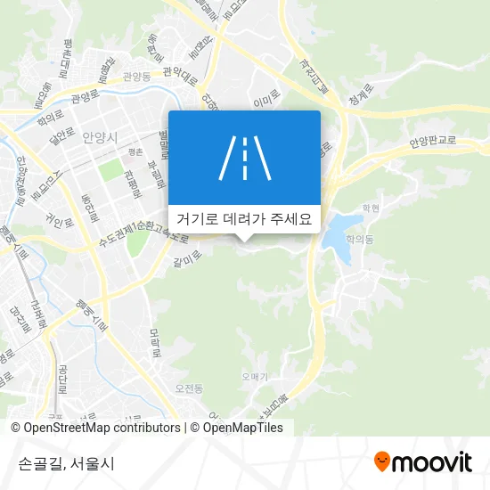 손골길 지도