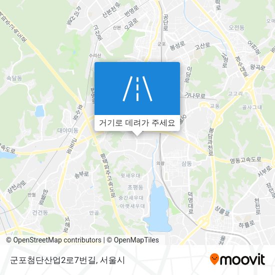 군포첨단산업2로7번길 지도