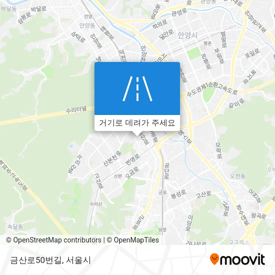 금산로50번길 지도