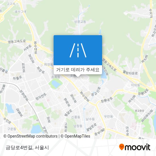 금당로4번길 지도