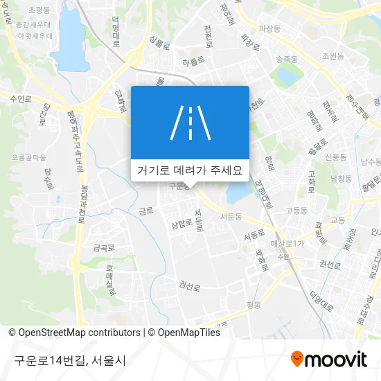 구운로14번길 지도