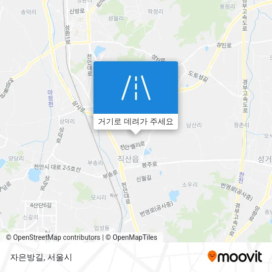 자은방길 지도