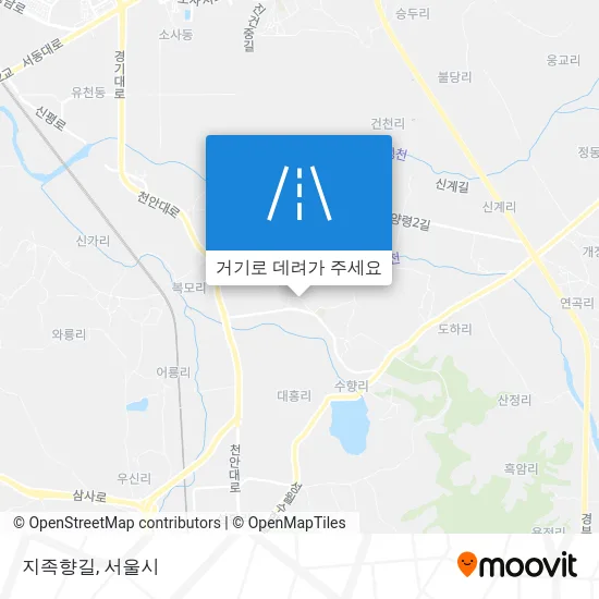 지족향길 지도