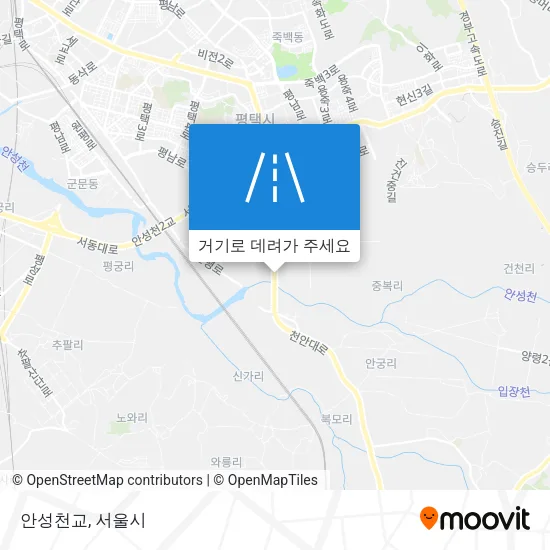안성천교 지도