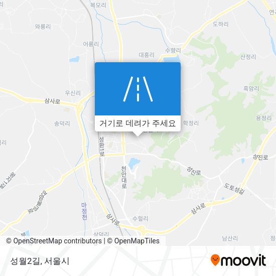 성월2길 지도