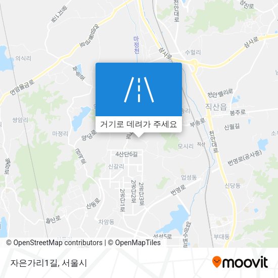 자은가리1길 지도