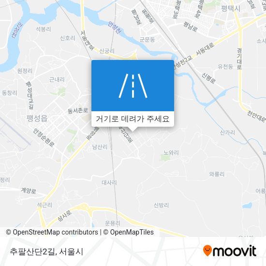 추팔산단2길 지도