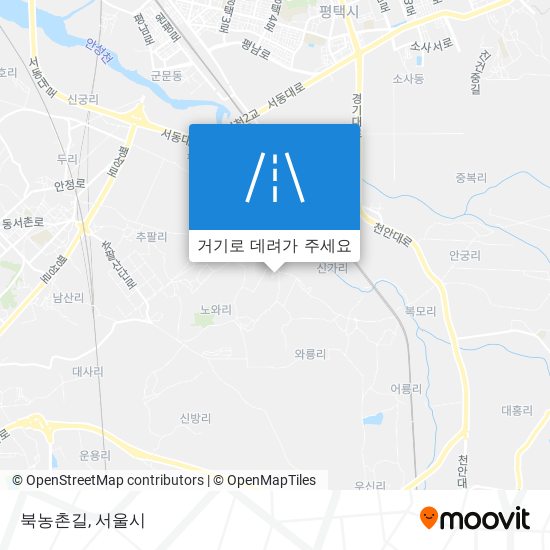 북농촌길 지도