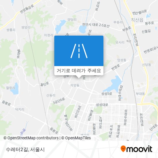 수레터2길 지도