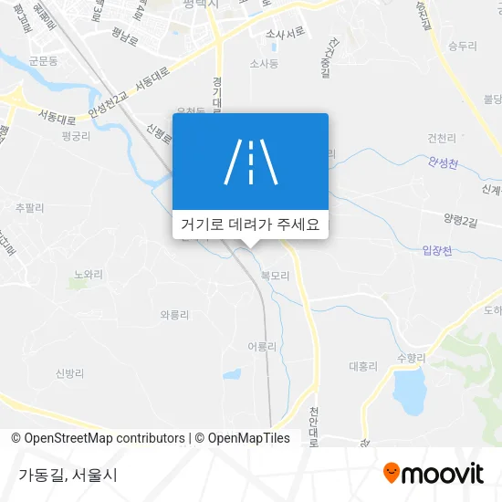 가동길 지도