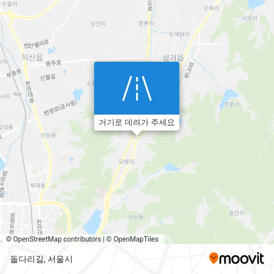돌다리길 지도