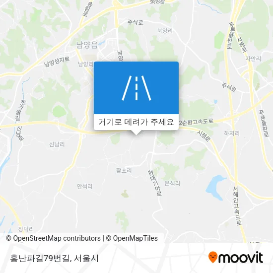 홍난파길79번길 지도