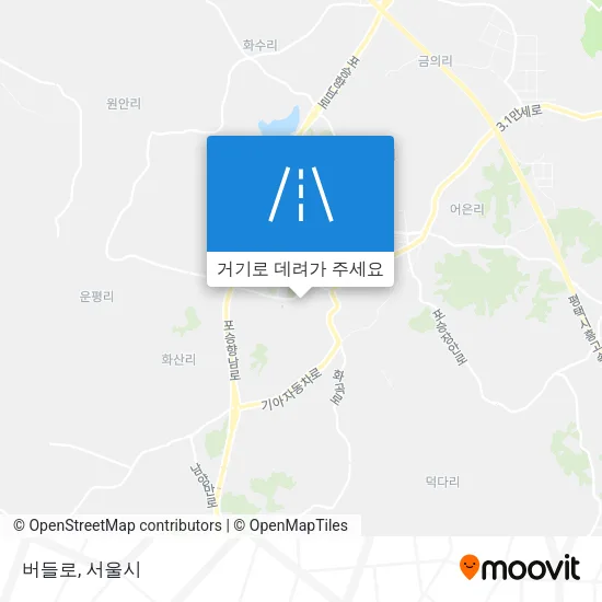버들로 지도