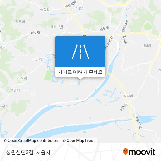 청원산단3길 지도