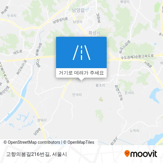 고향의봄길216번길 지도