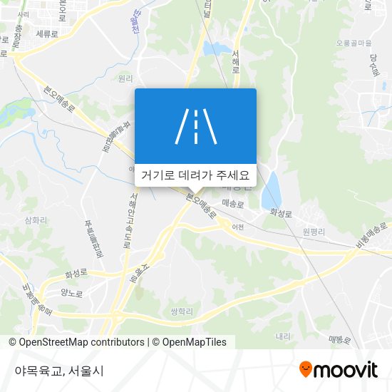 야목육교 지도