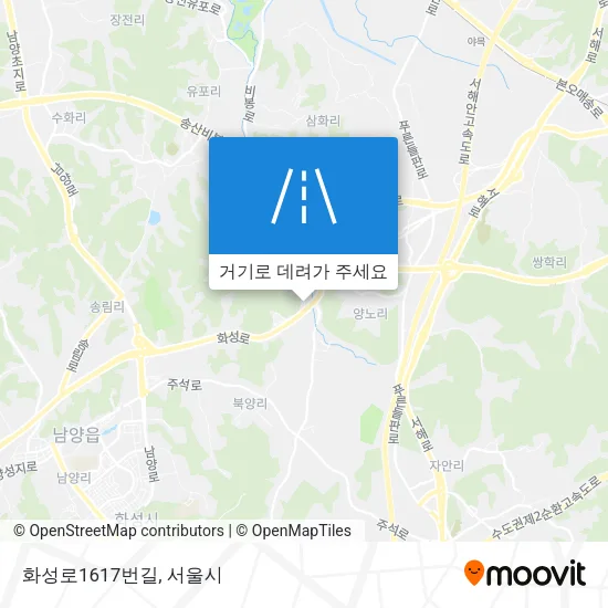화성로1617번길 지도