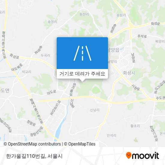 한가울길110번길 지도