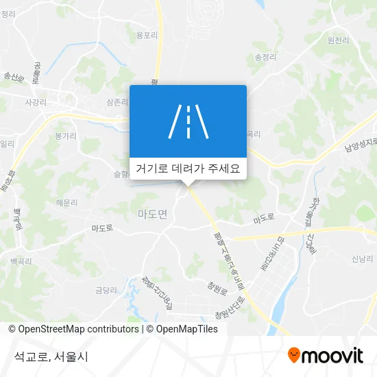 석교로 지도