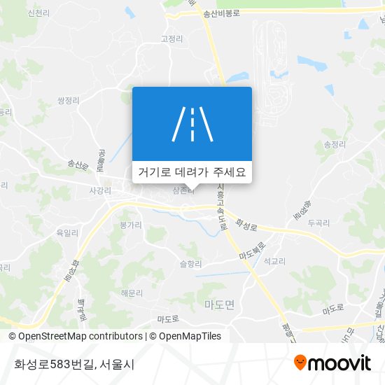 화성로583번길 지도