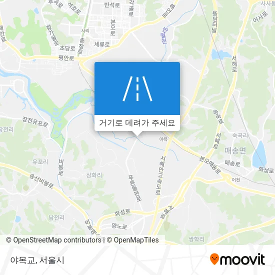 야목교 지도