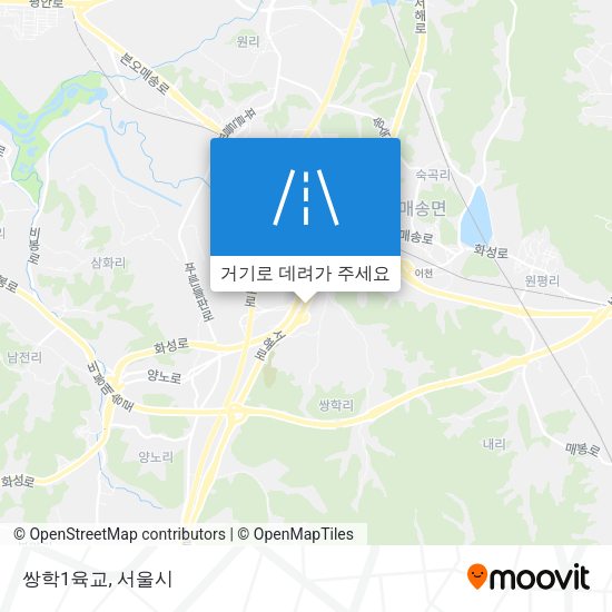 쌍학1육교 지도