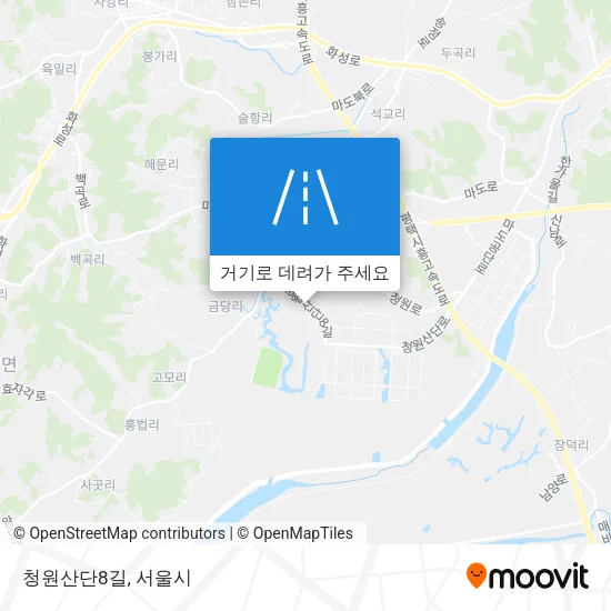 청원산단8길 지도