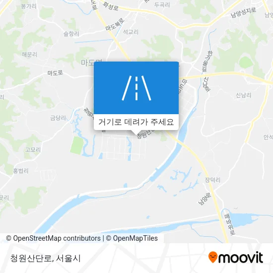 청원산단로 지도