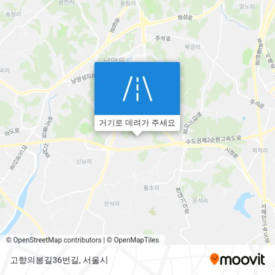 고향의봄길36번길 지도
