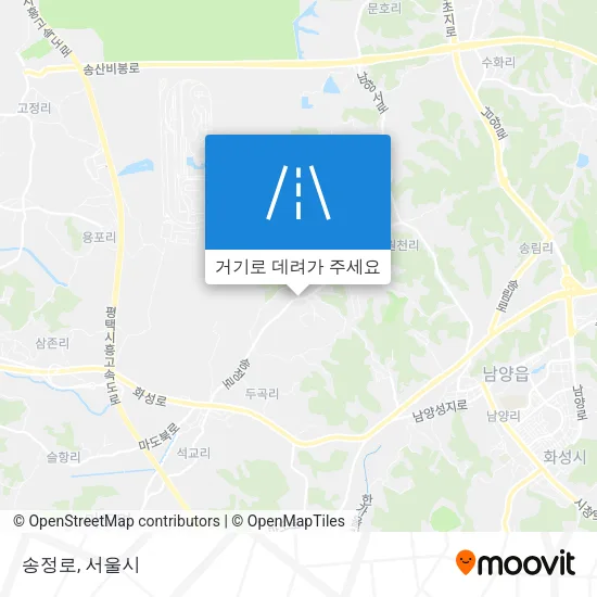 송정로 지도