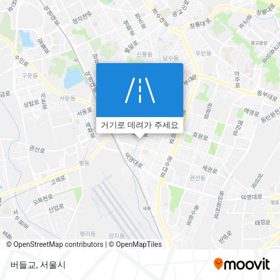 버들교 지도