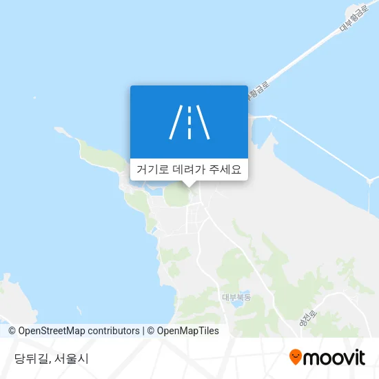 당뒤길 지도