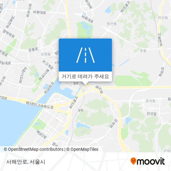 서해안로 지도