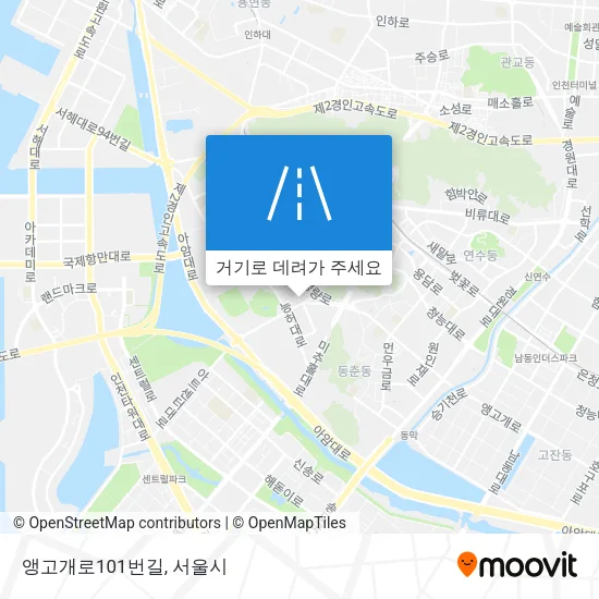 앵고개로101번길 지도