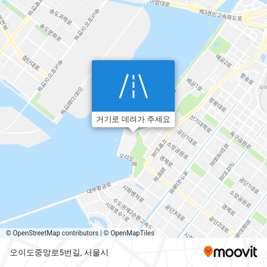 오이도중앙로5번길 지도