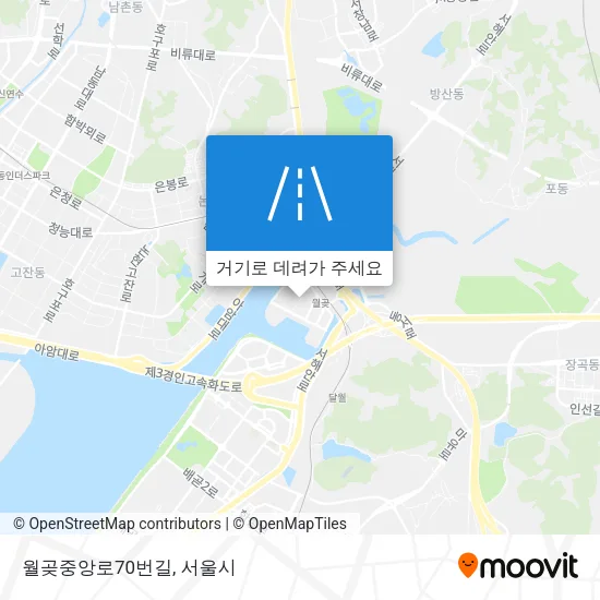 월곶중앙로70번길 지도