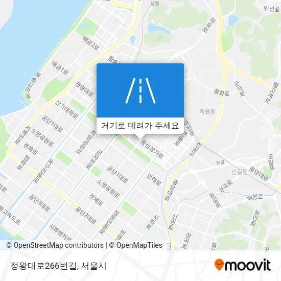 정왕대로266번길 지도