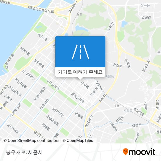 봉우재로 지도
