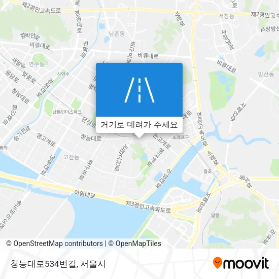 청능대로534번길 지도