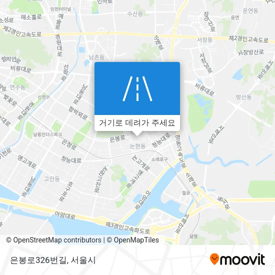은봉로326번길 지도